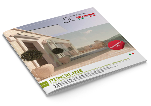 [⤓ Catalogo] Le pensiline colorate di Faraone per porte e finestre