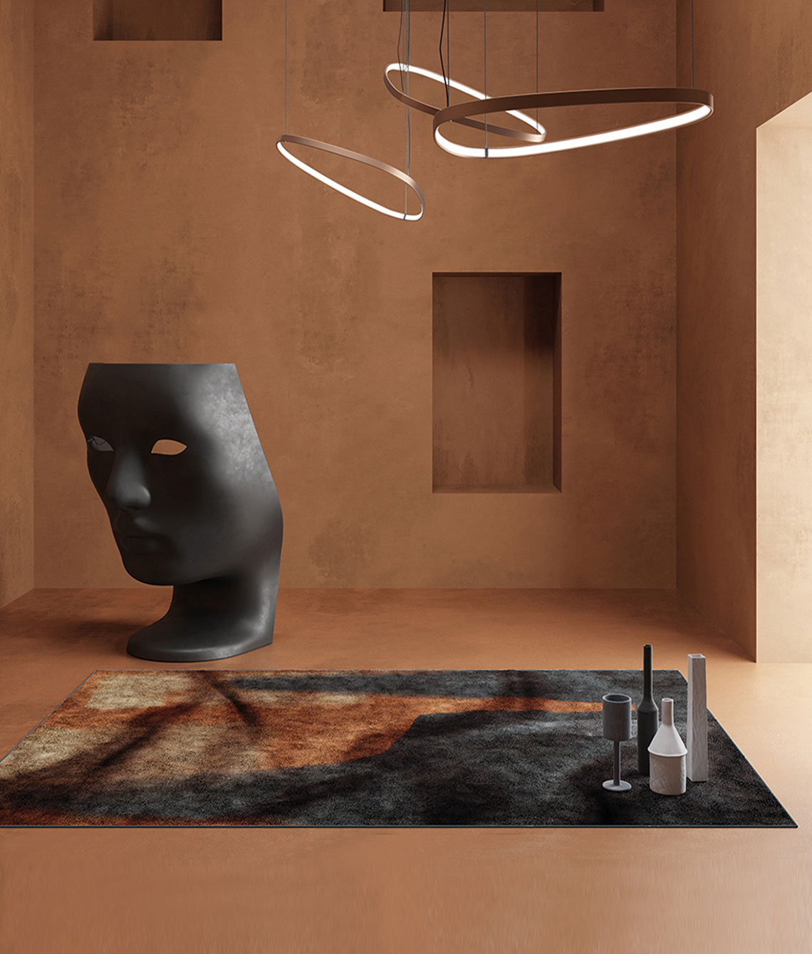 Inkiostro Bianco, rug collection: a universe of moving sensation