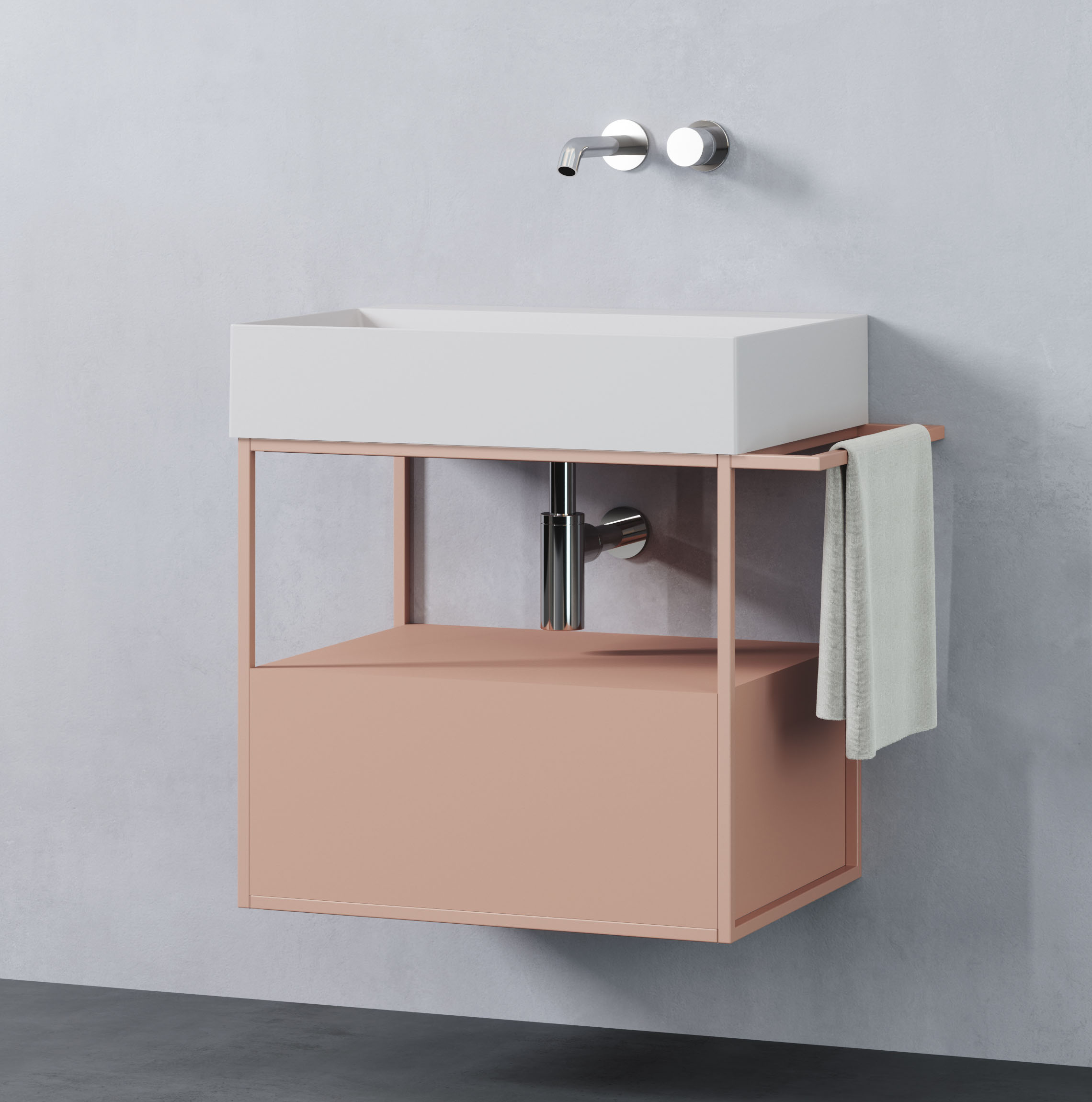 Bathroom furniture with a new approach to color Elegance Croma by Azzurra