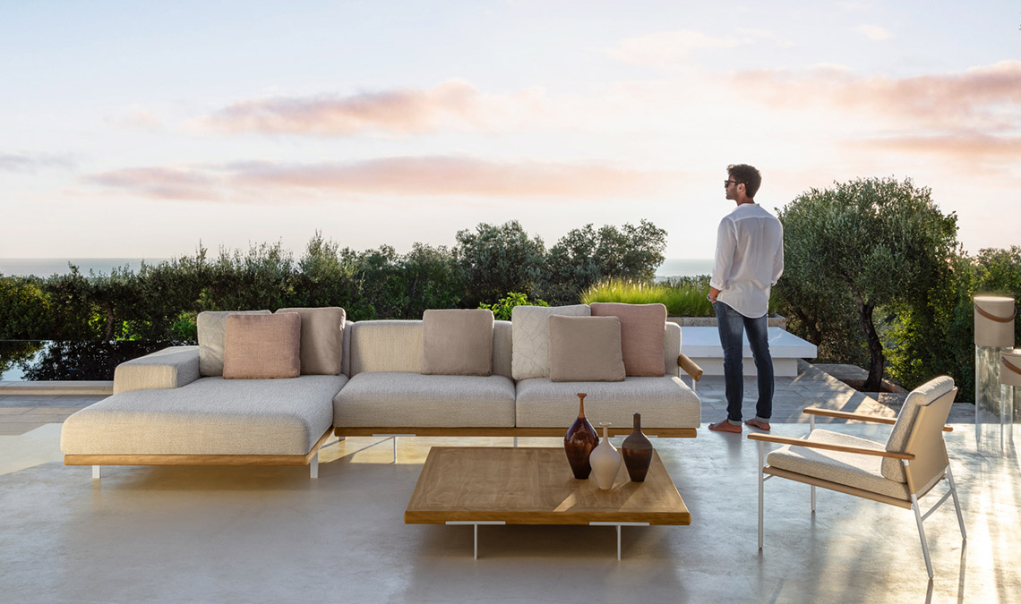 Talenti outdoor furniture modularity, sharing and functionality