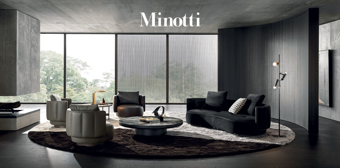 Minotti presents Torii Bold and Torii Nest Outdoor | nendo design