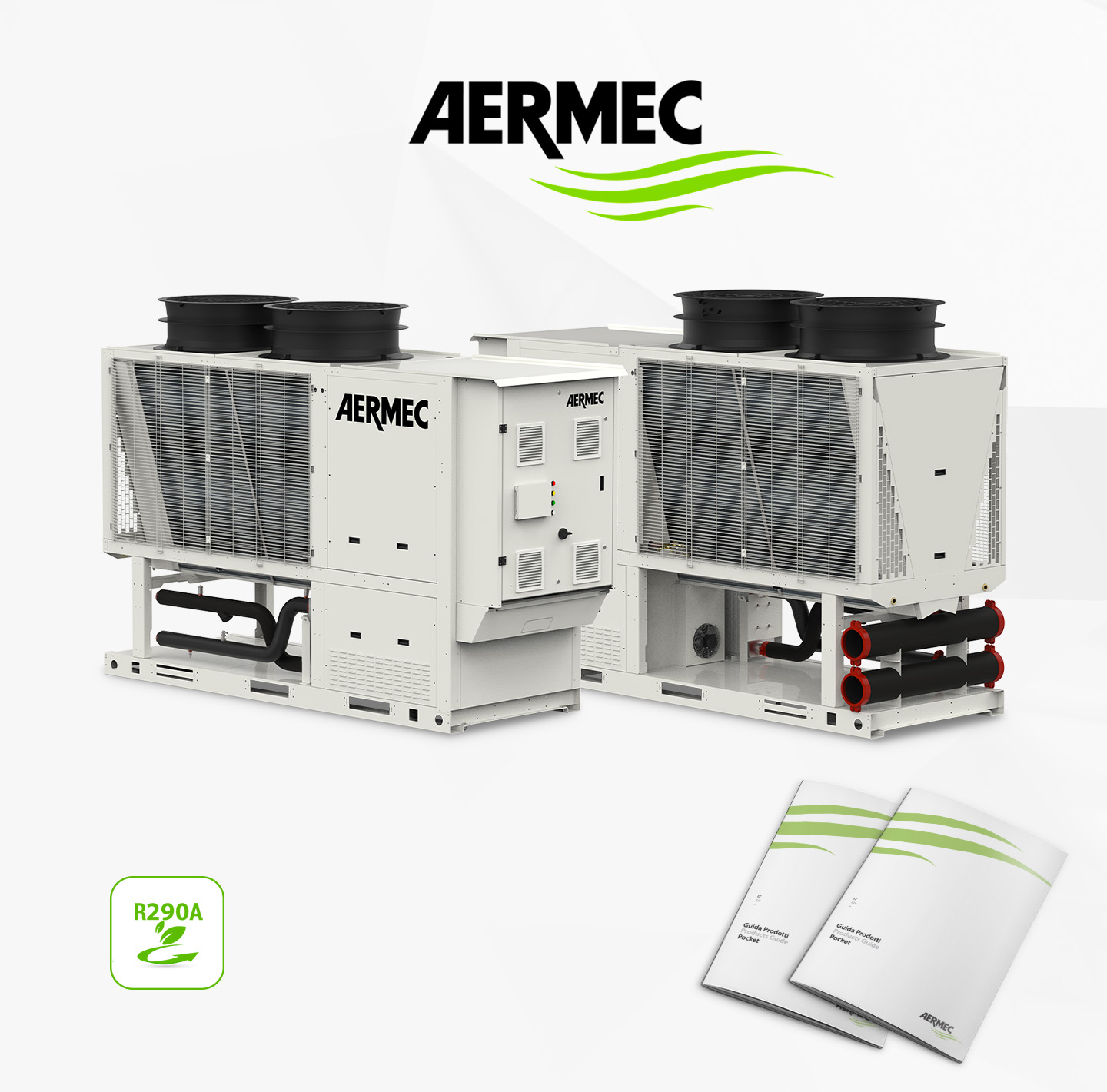 Pompe di calore con refrigerante naturale R290: serie PRM di Aermec