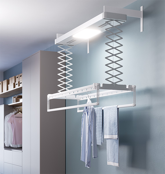 Ceiling and wall clothes drying rack: revolutionise your laundry space ...