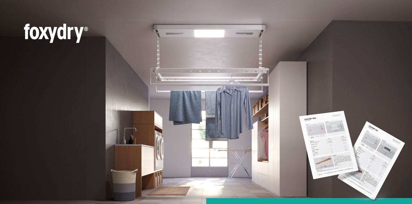 Ceiling and wall clothes drying rack: revolutionise your laundry space ...