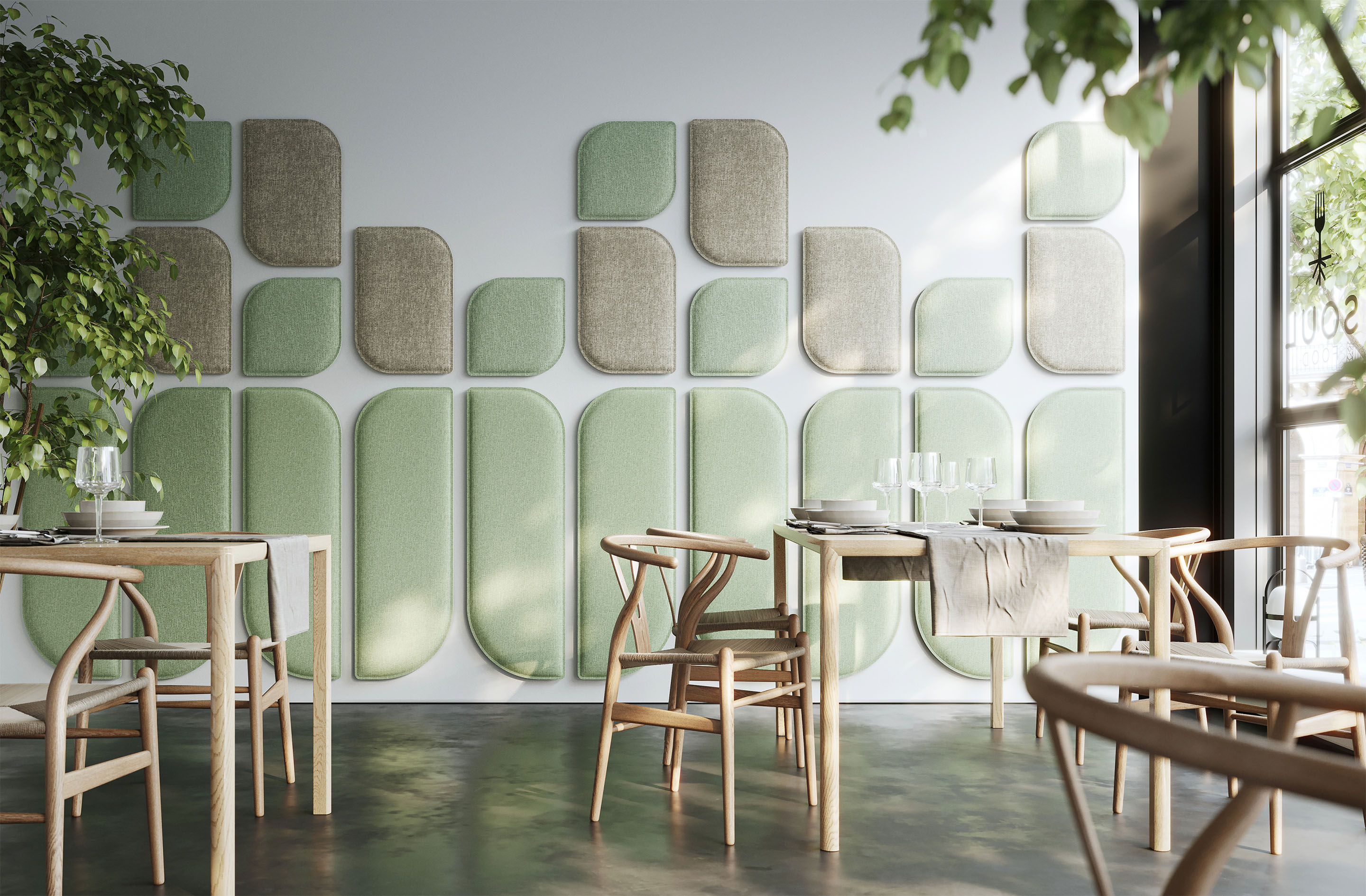 Isolspace sound-absorbing decorative panels: aesthetics, sustainability ...