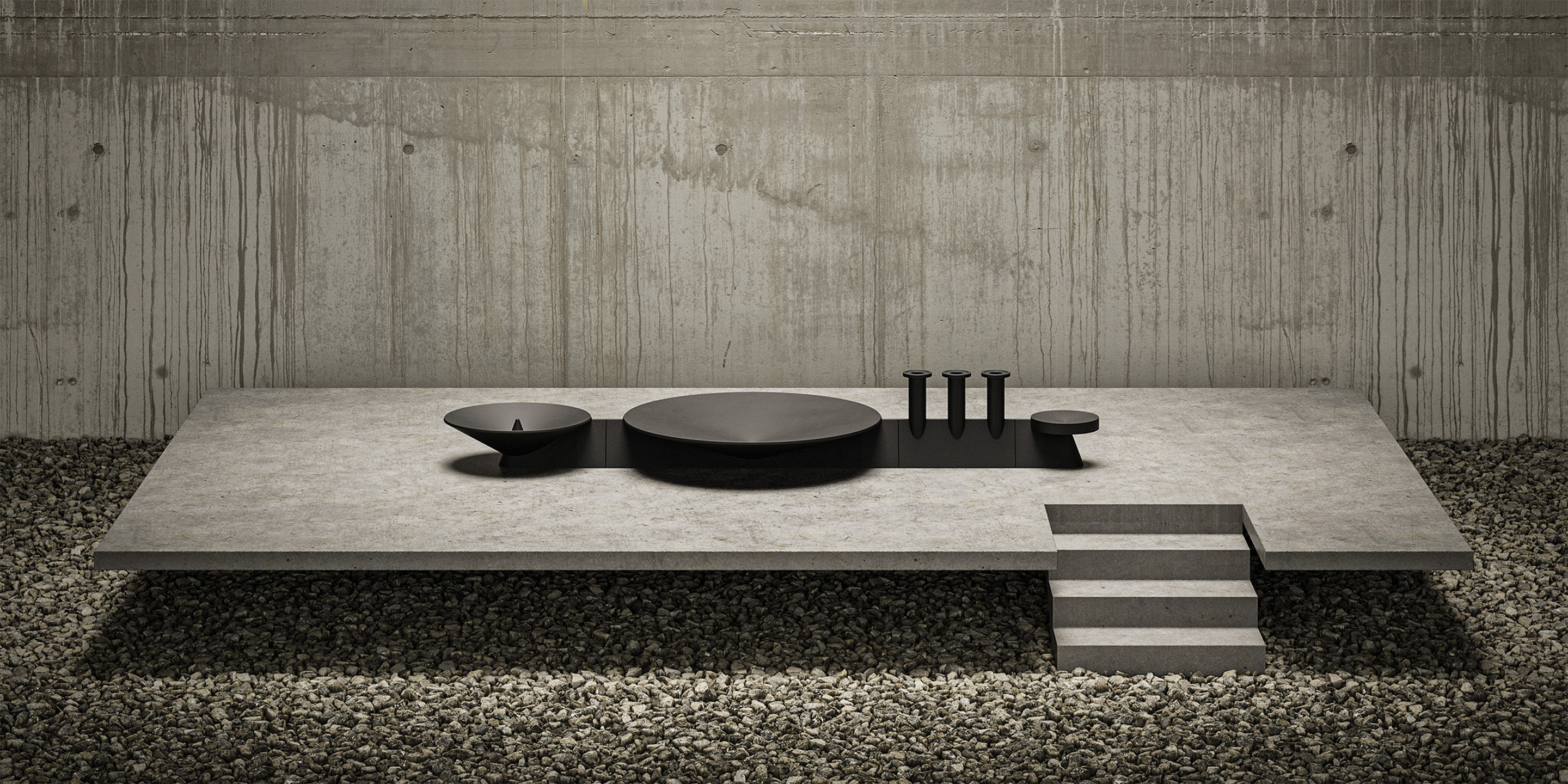 Discover the light soul of concrete: minimal furniture and accessories ...