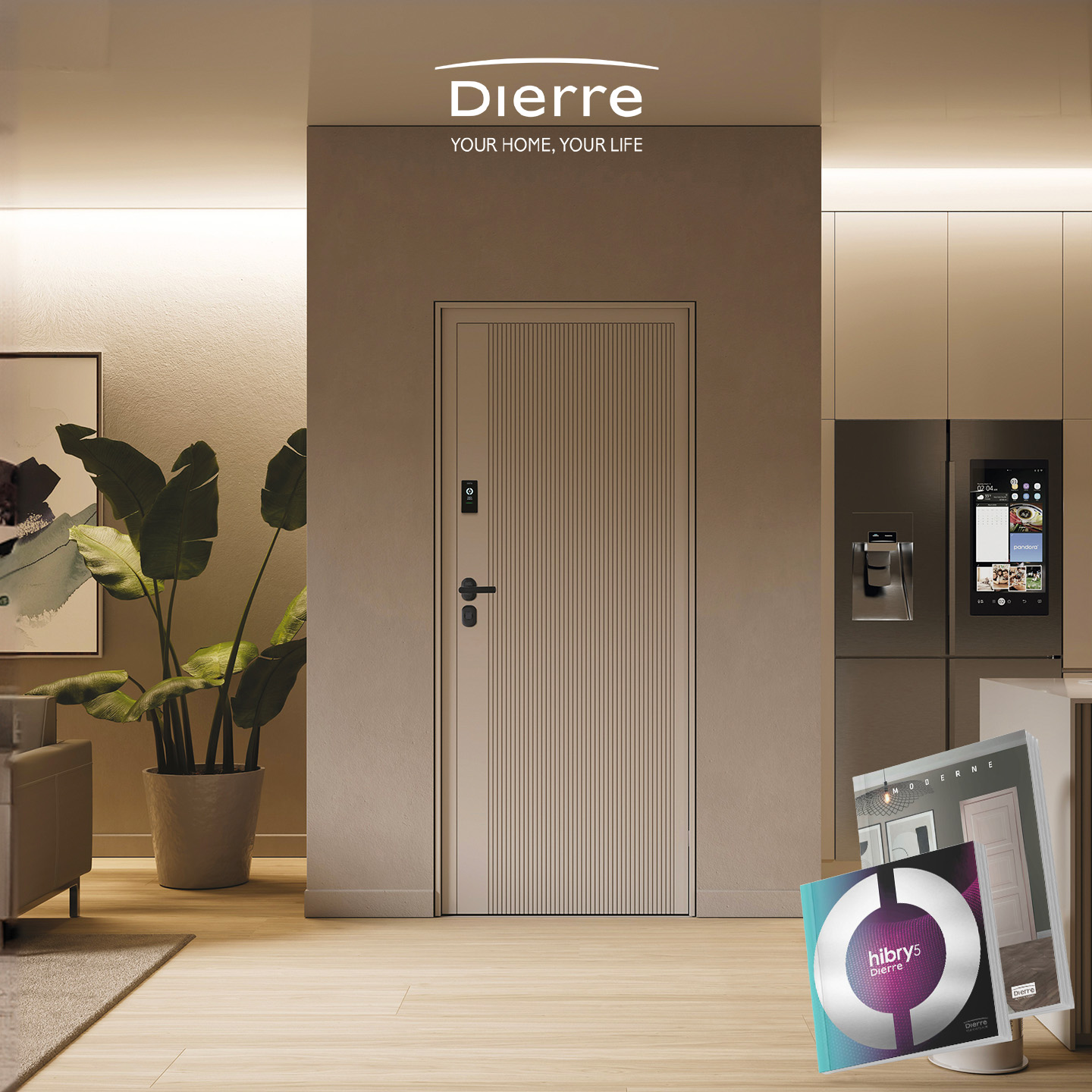 Porte blindate e da interni Dierre per l’architettura contemporanea
